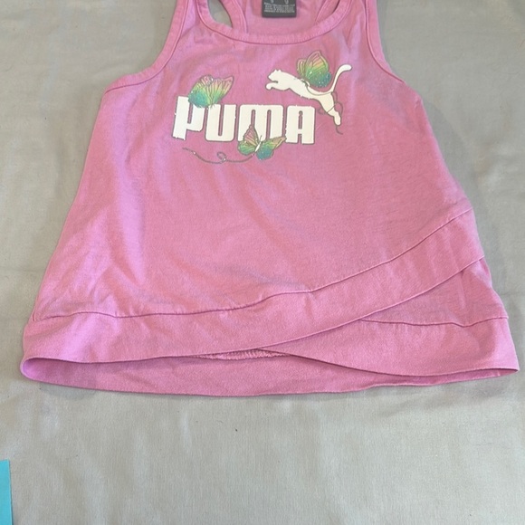 Puma Pink Athletic Tank Top with Racerback Design - Picture 4 of 5